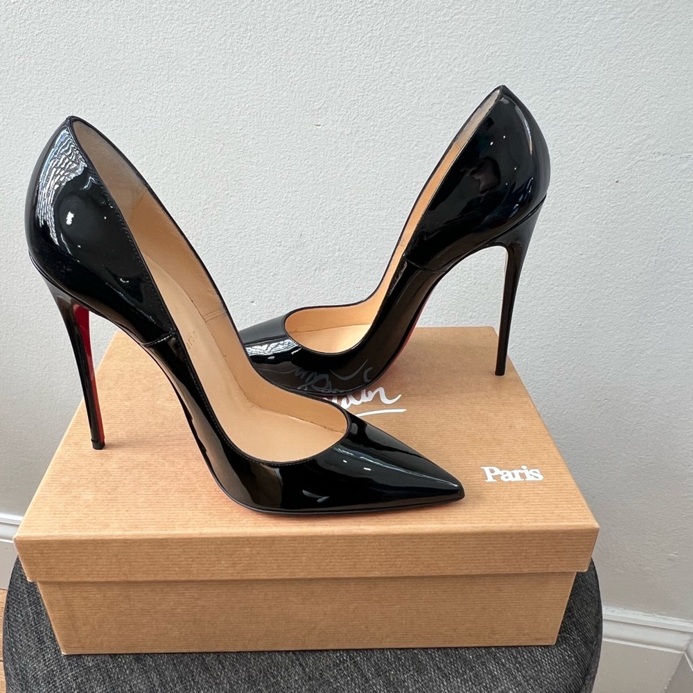 Christian Louboutin So Kate - Pumps Black Patent calf leather